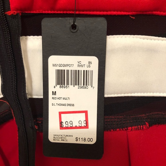 Guess - Red/Black Dress - Picture 6 of 8